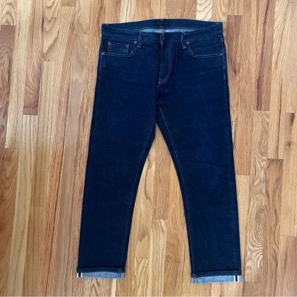 UNIQLO Men’s Dark Wash Stretch Jeans (33x30) - Picture 1 of 7